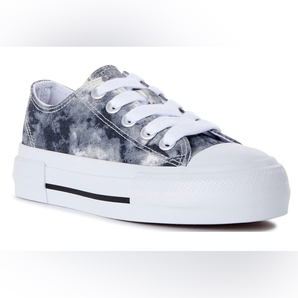 Wonder Nation Little and Big Girls Platform Canvas Sneakers
